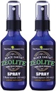 Black Earth Zeolite s humic Fulvic kyseliny, stopové minerály, pro dospělé a děti podporuje Gut zdraví, imunitní podpora, Digestion a eliminace a více 1oz Liquid Pump Spray Dodatek (2 Pack)