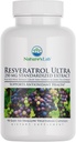 Přírodní laboratoř Resveratrol Ultra - Antioxidant Supplement * - 250mg Trans- Resveratrol, Red Wine Extract, Green Tea Extract- Non- GMO, Gluten Free, Vegan - 90 Počet měsíců
