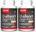 Jarrow Dispersas Q- Absorb Co- Q10 100 mg - 60 Softgels, Balení 2 - High Absorption Co- Q10 - Antioxidant Support for Mitochondrial Energy Production & Cardicular Health - až 120 Celkem