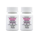 SDA LABORATORIE MECLIZIN 25mg Žvýkací tablety, antiemetické, Malina Flavor, Motion Nemoci & Vertigo Relief for Nausea, Závratě, Zvracení, Přenosné cestovní pomůcky (2 láhve 100 Počet)
