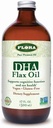 Flora DHA Flax Oil - Podporuje zdraví mozku - Obsahuje Vegan Omega-3-6-9, gluten-Free, Kosher & Non-GMO - Keep Chilled - Glass Bottle - 17 fl. oz.