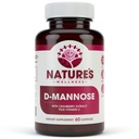D MANNOSE s Cranberry Extract & Vitamin C - Močový trakt UT Cleanse & močový měchýř Zdraví - Chrání proti močovým traktem Infekce UTI - Přírodní Zdravý flush & Detox Nečistoty Př