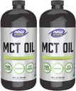 Nyní potraviny MCT 100% olej, 32 fl oz (balení po 2)