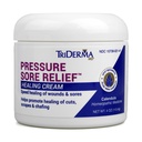 TriDerma MD Tlak Sore Relief Léčení Cream pro Bed Sores Léčba, Ulcers, Tlakové vředy, Vyléčení ran, Opěravá kůže a Hard- to- Heal Kožní vředy s Calendula a AP4 Aloe, 4 oz Jar