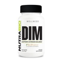 NutraBio DIM dodatek, podporuje Estrogen Balance, 100mg - 60 Zeleninové kapsle