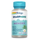 SOLARAY SharpMind Memory Formule - Mozkové doplňky pro paměť a soustředění - Cognivia, Gotu Kola & Chaga Houbový dodatek - Ginkgo Biloba Alternative - 60denní záruka - 30 Služeb, 60 VegCaps