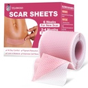 Silikonové Jizvy, Silikonové Jizvy Páska pro chirurgické Jizvy, C-Section, Tummy Tuck, Keloid Bump Odstranění, Obličejová Páska pro vrásky přes noc (1.6 "X 59" Roll-1.5M-Pigment Reduction-Pink)
