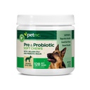 PetNC Natural Care Jaterní Flavor, Sýr Pre & Probiotic Soft Chews for Dog 120 ct (Balení po 1) (Balení květen Vary)