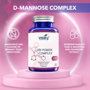 4-IN-1 URI POWER COMPLEX 1350mg - 60 dní - D Mannose, Cranberry, Hibiscus, and Dandelion Herb - Přirozeně vyčistit močovou měchýř a močový trakt - Specializovaný přístup pro UTI Avoicement Pack 2