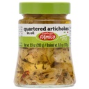 FRATELLI D 'AMICO - Čtvrtletní Artichokes In Oil "Roman Style", Premium Quality, Chef Selection, 9.9 oz (280 g), Antipasto, Ochucené, Carciofi, Produkt Itálie