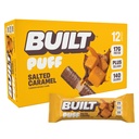 Vestavěný bar, Puff Protein Bary, slaný karamel Puff, 17g protein Snacks, On-The- Bary, Pouze 140 kalorií, 6g cukru, kolagen, gluten zdarma, 12 Počet