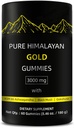 Čisté himalájské zlaté gumy 124; Bohaté v Ashwagandha, Gokshura Fulvic Acid 85 Mikronutrienty pro muže, ženy 124; Ne přidaný cukr 124; Non- GMO 124; Přírodní organické 60 gumy per Box