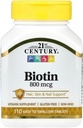 21. Století Biotin tablety, 800 mcg, 110 Počet (balení po 3)