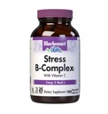 Bluebonnet Nutrition Stress Relief B Komplexní zeleninové kapsle, Vitamin B6, B12, Biotin, Folát, Vegan, Gluten & Soy & Milk Free, Kosher, Neochucené, 100 Počet