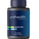 ProHealth NADH Pro - Zvýšení NAD + (25 mg, 60 Fast- acting lozenges) Zvýšení energie, paměti a zaměření 124; Podpora mood current 124; Antioxidant currency 124; ATP produkce