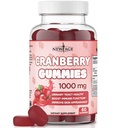 NEW AGE Cranberry Gummies Urinary Tract Health Gummies 1000mg - Podporuje močový měchýř, ledviny, UTI - Vegetariánské (Cranberry 60 Gummies)
