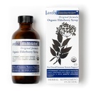 Organic Elderberry Syrup - Anthoimunní - Imunitní Supplement pro dospělé a děti - USDA Organic, Ultra- Premium Black Elderberry Formule (4 oz) 24 Služení