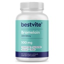 Bromelain 500 mg (2400 GDU / Gram) (120 Vegetariánských kapslí) - No Stearates - Vegan - No Gelatin - No Silica - Non GMO - Gluten Free