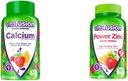 Vitafuze vápník Gummy Vitamíny pro podporu kostí, 100 Počet a výkon Zinek Gumovy Vitamíny pro imunitní podporu, 90 Počet
