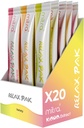 Mitra9 Kava Powder RelaxPak - Variety Pack Kava Extract Powder Packets CU124; Mood Enhancer CU124; Plant based CU124; Promotes Natural Calm & Clarity CU124; Easy Open Single-Serving Stick (20)