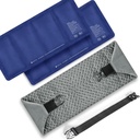 UNCN Velké ledové balíčky pro zranění opakovaně použitelné 124; 2 Gel studené balení pro Hip, Rameno, zadní bolest Relief 124; 24.8 × 7.9 "Ice Pack Wrap pro Knee Ankle Cold Compress