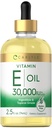 Carlyle Vitamin E Oil 124; 30 000 IU IR 124; 2, 5 fl oz IR 124; Ingestible & Topical Grade IR 124; Moisturizing for Skin IR 124; Vegetarian, Non- GMO, Gluten zdarma dodatek