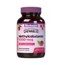 Bluebonnet Nutrition EarthSweet Methylkobalamin 5000 mcg Aktivní koenzym Forma vitaminu B12 Podporuje energetický boost a metabolismus - Vegan, gluten- Free - Malina Flavor - 60 Žvýkací tablety