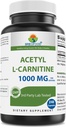 Brieofood Acetyl L- karnitin 1000 mg per serv- 240 tobolek. Gluten- Free, Non- GMO.