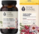 Žijící alchymie organická žena trávicí Flora Probiotic, 60 CT