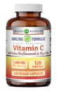 Úžasné vitamíny C (Ascorbic Acid) 1000 Mg s Rose HIPS & Citrus Bioflavonoids CLAS124; Veggie Kapsle dodatek CLAS124; Non- GMO CLAS124; Gluten Free CLAS124; Made in USA (120 Počet)