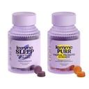 Lemme Sleep & Purr Bundle - Sleep Gummies, a Drug- Free Nighttime Aid & Purr Vaginální Probiotické gumy pro ženy - Gluten Free, Želatina Free, Non- GMO - 60 Počet každý