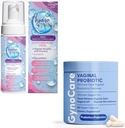 Terramed Jen myslet komfort feminin Wellness Bundle: Vaginální proteotické kapsle + nevonící femininní mytí - Duální podpora pro pH rovnováhu, kontrolu zápachu, a inhalační zdraví