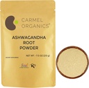 CARMEL ORGANICS Ashwagandha Root Powder 7.5 Ounce, Non GMO & gluten Free, Natural, Witania Somnifera, No Add Conservatives, Directly Sourced from Indian Farmers