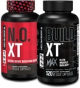 Jacked Factory N.O. XT Nitric Oxide Dodatek (90 Počet) & Build XT Max Elite Muscle Builder (120 Počet)