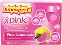 Emergen- C 1000mg vitamin C prášek pro denní imunitní podporu kofein zdarma vitamín C doplňky se zinkem a mangan, B vitaminy a elektrolyty, Super Orange Flavor - 30 Počet