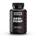 Gains in Bulk L Arginine Amino Acids Supplementary for Nitric Oxide Support, Supplementary for Men with L- Arginin, L Citruline and L Ornithin, Muscle Pump, Energy and Heart Health Support, 90 Kapsle