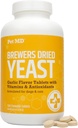 Pet MD Česnek & Brewers Kvasinky pro psy & Kočky - Česnek a Kvasinky Plus Antioxidanty - Brewer 's Kvasinky pro psy & Kočky - Vitamin B 1 & Vitamin C - 500 ct