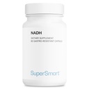 Supersmart - NADH 5mg za den (snížená dávka nikotinamidu Adenine Dinucleotide) - NADH dodatek - Energetické pilulky 124; Non- GMO & gluten zdarma - 60 zpožděné uvolňovací kapsle