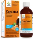 Terry Přirozeně CuraMed Syrup - Brain & Imunitary Health Supplement - Curcumin Absorpční vzorec s turmerickým esenciálním olejem - gluten- Free & Vegan Dodatek - 8 fl oz