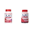 AZO Cranberry Urinary Tract Health Supplement Softgels & Gummies, 1 Softgel / Gummy = 1 skleněná brusinková šťáva, bez cukru, Non- GMO, 100 Softgels & 72 Gummies