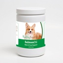 Zdravé Breeds Pembroke Welsh Corgi Salmon Oil Měkké Chews 120 Počet
