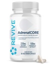 Revive MD Adrenal Supplements for Únava - Natural Cortisol Manager & Dodatek s Rhodiola Rosea & Ashwagandha Promotes Energy Levels & Mental Performance - Muži & Ženy - 30 Sluhy