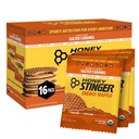 Med Stinger Organic Gluten Volný slaný karamel waffle, Energy Strooplatbel pro cvičení, Vytrvalost a výkon, Sportovní výživa pro domácí & Gym, Pre & Post cvičení, Krabice 16 Waffles, 16.96 Oz