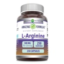 Amazing Appendix L- Arginin dodatek 124; 500 Mg CP124; 250 kapsle 124; Amino Acid dodatek pro muže a ženy 124; Non- GMO CP124; Gluten Free CP124; Made in USA