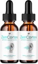 ZenCortex Tinnitus Ušní kapky - ZenCortex 24, Zen Cortex Liquid Drops, ZenCortex Recenze, ZenCortex Drops for Uar Relief (2 Pack - 2 Měsíční dodávky)