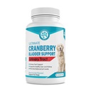 Domací zvířata Konečná brusinková močová měchýř UTI Supplement for Dogs - Dog Moč Inkontinence Inkontinence Formule s Cordyceps Houba - Bacon & Játra Flavor - 90 Žvýkací tablety