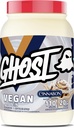 GHOST Vegan Protein Powder, Cinnabon - 2lb, 20g proteinu - Plant- Based Pea & Organic Pumpkin Protein - The Post Workout & Nutrition Shakes, Smoothies, & Pečení - Soy & Gluten- Free