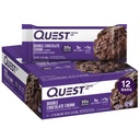 Quest Nutrition Double Chocolate Chunk Protein Bars, 20g Protein Bary, 1g Cukr, 4g Net Carb, Gluten Free, Keto Friendly, 12 Počet