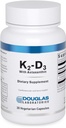 Douglas Laboratories K2-D3 with Astaxanthin - Antioxidant Support for Bones, Immunication Function & Cévní Health * - With Menaquinone- 7 & D Vitamin - 30 Vegetariánské kapsle