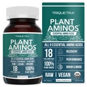 Plant Aminos Organic Essential Amino Acid Supplement (EAA) & BCAA - 100% Plant- Based Raw, Vegan - All 9 Essential Amino Acids with 18 Total Amino Acids (360 Tablet)